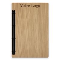 Planche et porte-menu en bois pour les restaurants, hôtels, et cafés
