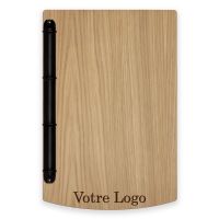 Planche et porte-menu en bois pour les restaurants, hôtels, et cafés