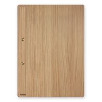 Porte-menu - Vis + Barre - Bois - Haut - Simple