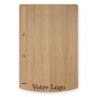 Porte menu et planche en bois pour restaurant et hotel