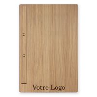 Porte menu et planche en bois pour restaurant et hotel