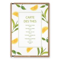 Planche et porte-menu en bois pour les restaurants, hôtels, et cafés