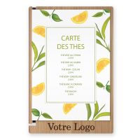 Planche et porte-menu en bois pour les restaurants, hôtels, et cafés