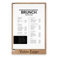 Porte-menu - Elastique Livret - Logo Bas