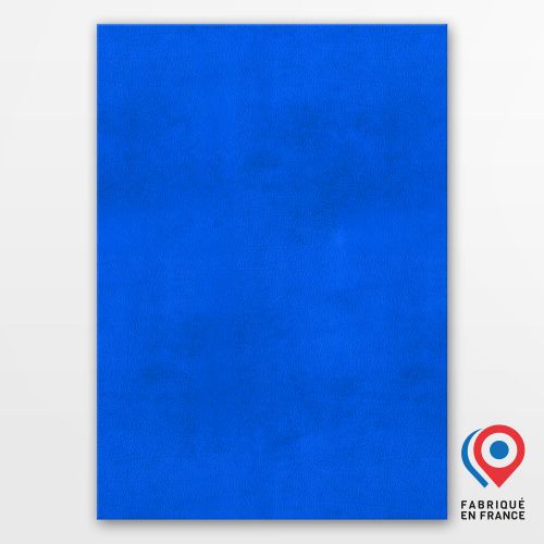 Couverture similicuir - Classique Bleu Electrique