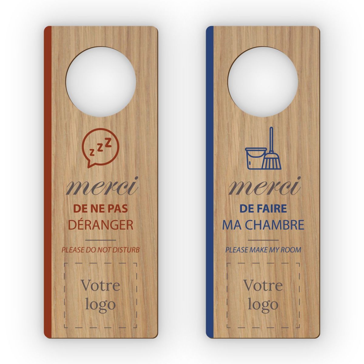 Accroche-porte en bois - 1AB