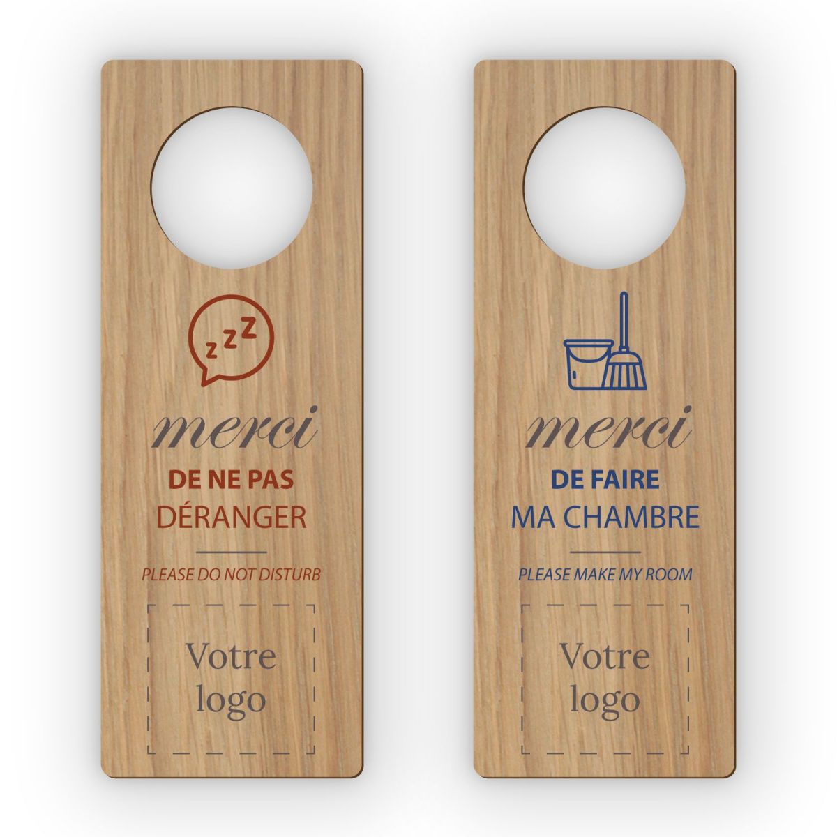 Accroche-porte en bois - 1AS
