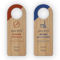 Forme 2 - Avec picto - Déco - Accroche-porte en bois