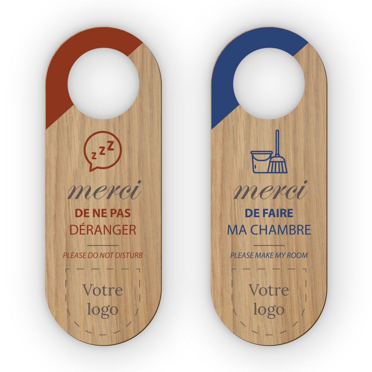 Accroche-porte en bois - 3AT
