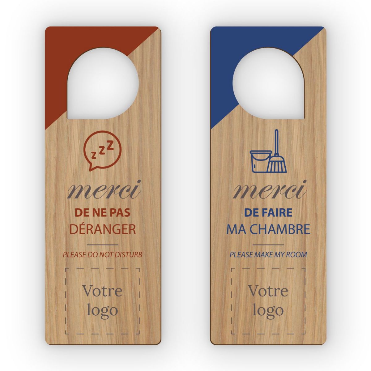Accroche-porte en bois - 5AT