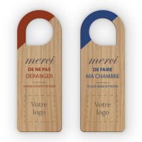 Forme 6 - Sans picto - Déco - Accroche-porte en bois