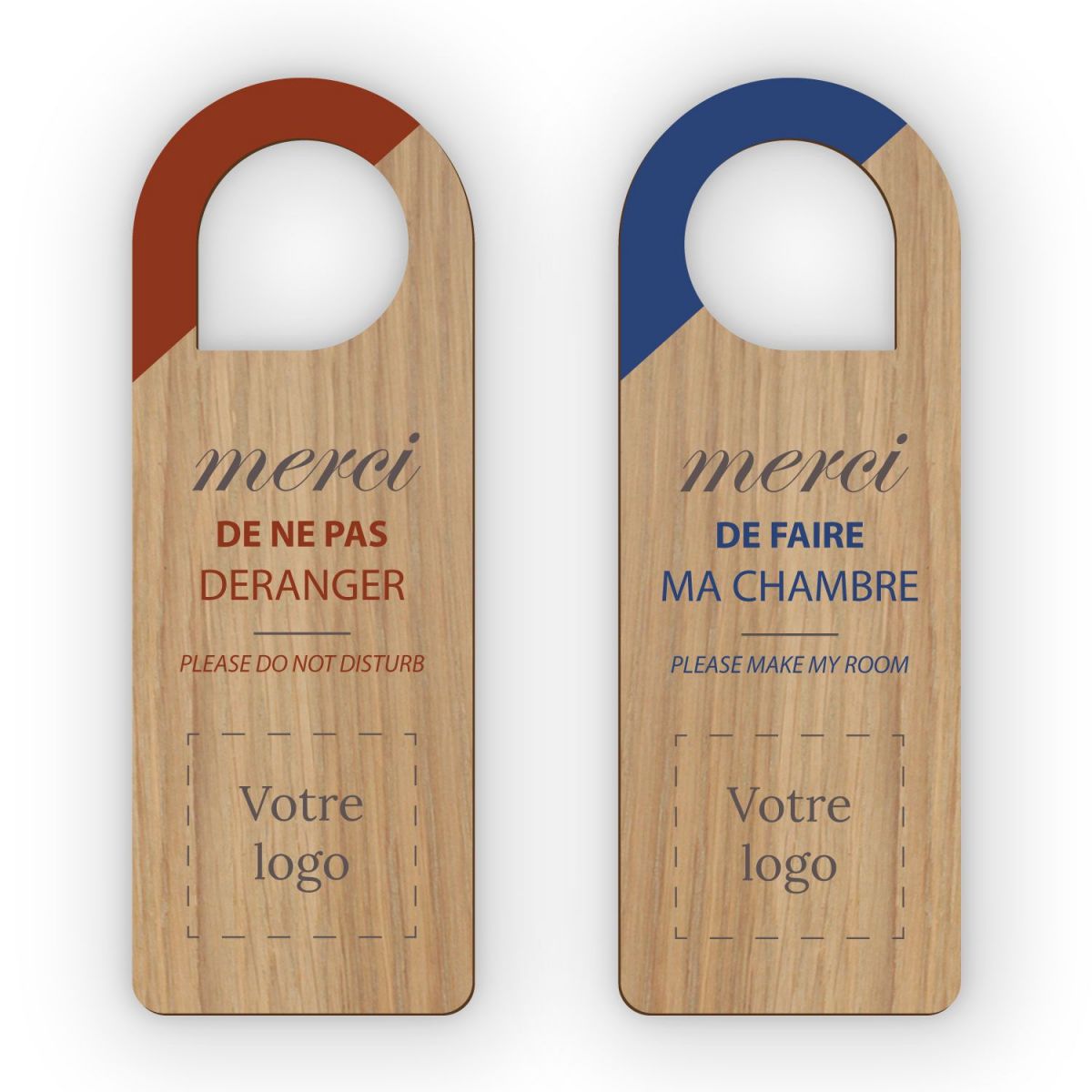 Accroche-porte en bois - 6ST