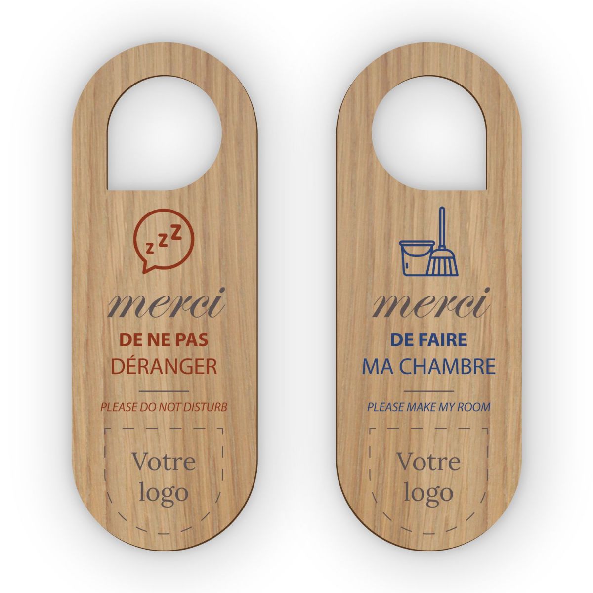 Accroche-porte en bois - 7AS