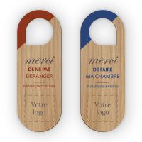 Forme 7 - Sans picto - Déco - Accroche-porte en bois