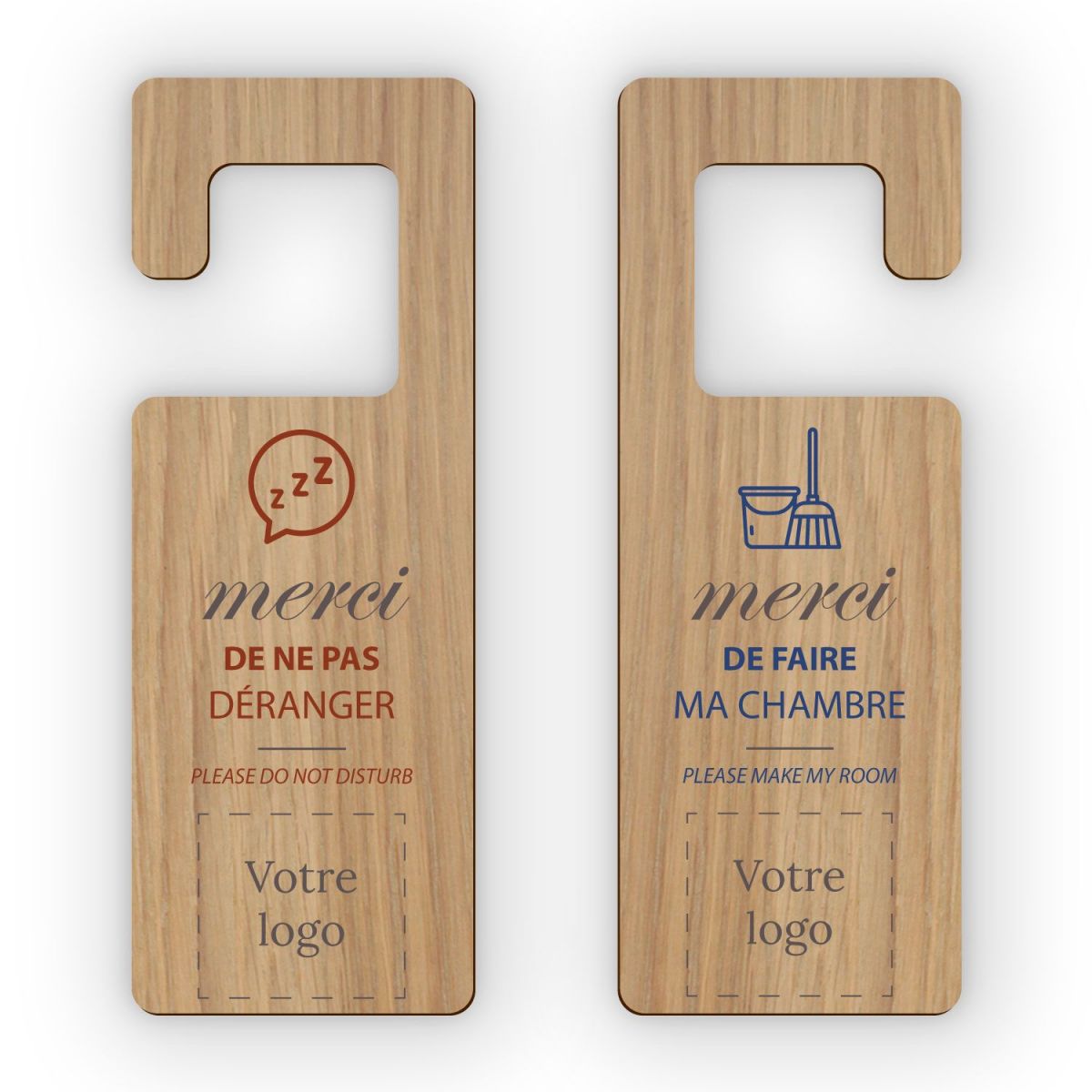 Accroche-porte en bois - 8AS