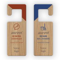 Forme 8 - Avec picto - Déco - Accroche-porte en bois