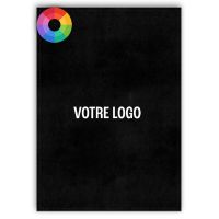 Impression - Noir - Couverture similicuir