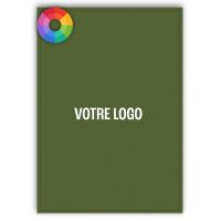 Impression - Vert Olive - Couverture similicuir