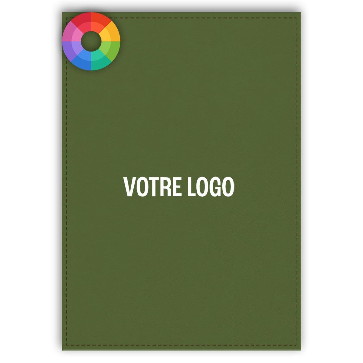 Impression - Vert Olive - Couverture similicuir