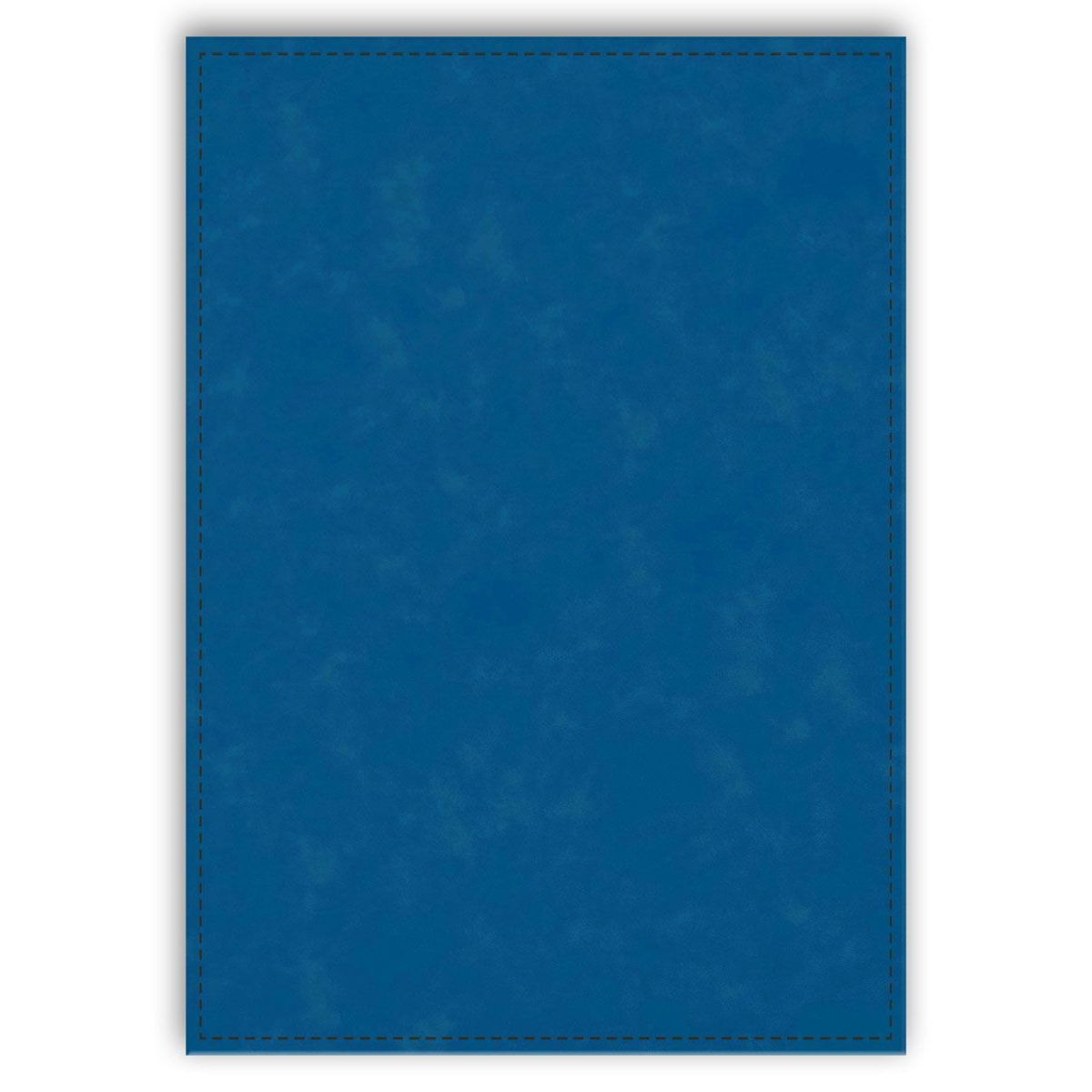 Sans logo - Bleu roi - Couverture similicuir