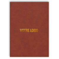 Marquage à chaud - Brique - Couverture similicuir
