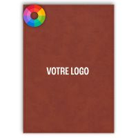 Impression - Brique - Couverture similicuir