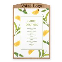 Planche et porte-menu en bois pour les restaurants, hôtels, et cafés