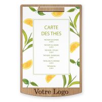 Planche et porte-menu en bois pour les restaurants, hôtels, et cafés