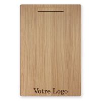 Planche et porte-menu en bois pour les restaurants, hôtels, et cafés