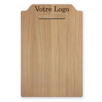 Planche et porte-menu en bois pour les restaurants, hôtels, et cafés
