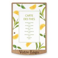 Planche et porte-menu en bois pour les restaurants, hôtels, et cafés