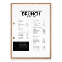 Porte-menu - Vis Gauche - Simple