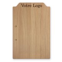 Planche et porte-menu en bois pour les restaurants, hôtels, et cafés