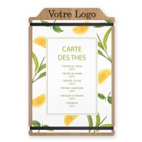 Planche et porte-menu en bois pour les restaurants, hôtels, et cafés