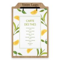 Planche et porte-menu en bois pour les restaurants, hôtels, et cafés