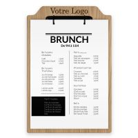 Porte-menu - Anneaux - Languette